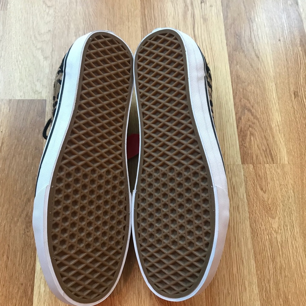 Vans Old Skool Italian Weave Leopard Print Shoes - Picture 2 of 6